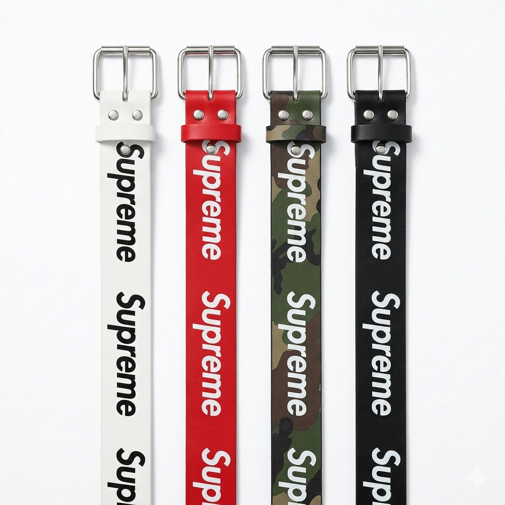 Supreme Repeat Leather Belt