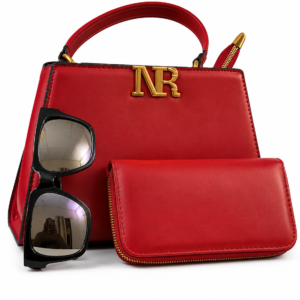 Red Handbag Set