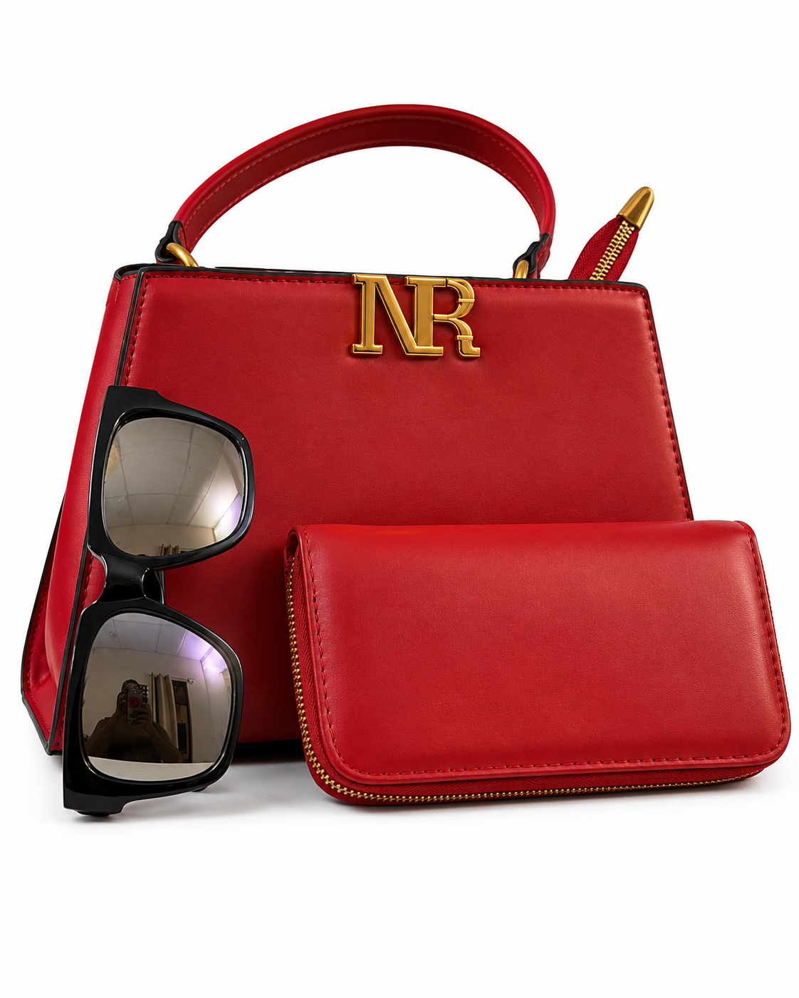 Red Handbag Set