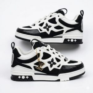 Louis Vuitton LV Skate Sneaker in Black/White.