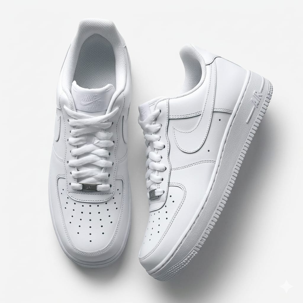 Nike Air Force 1 Low 'Triple White'.