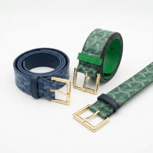 Goyard Goyardine Reversible Belts.