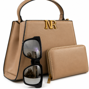 Brown Handbag Set