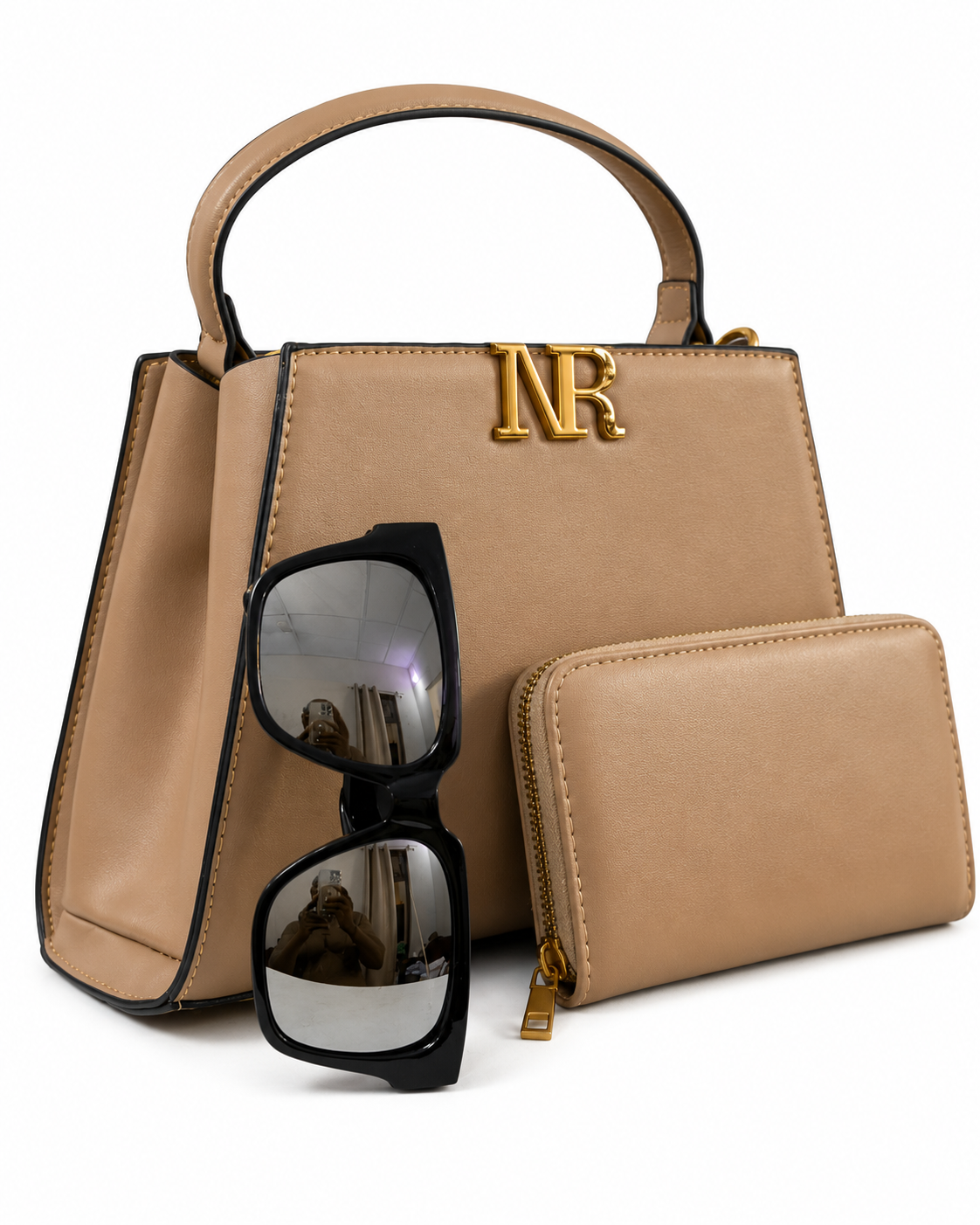 Brown Handbag Set