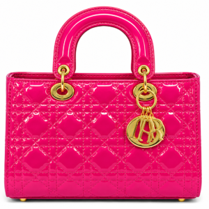 Glossy Hot Pink Quilted Lady Bag